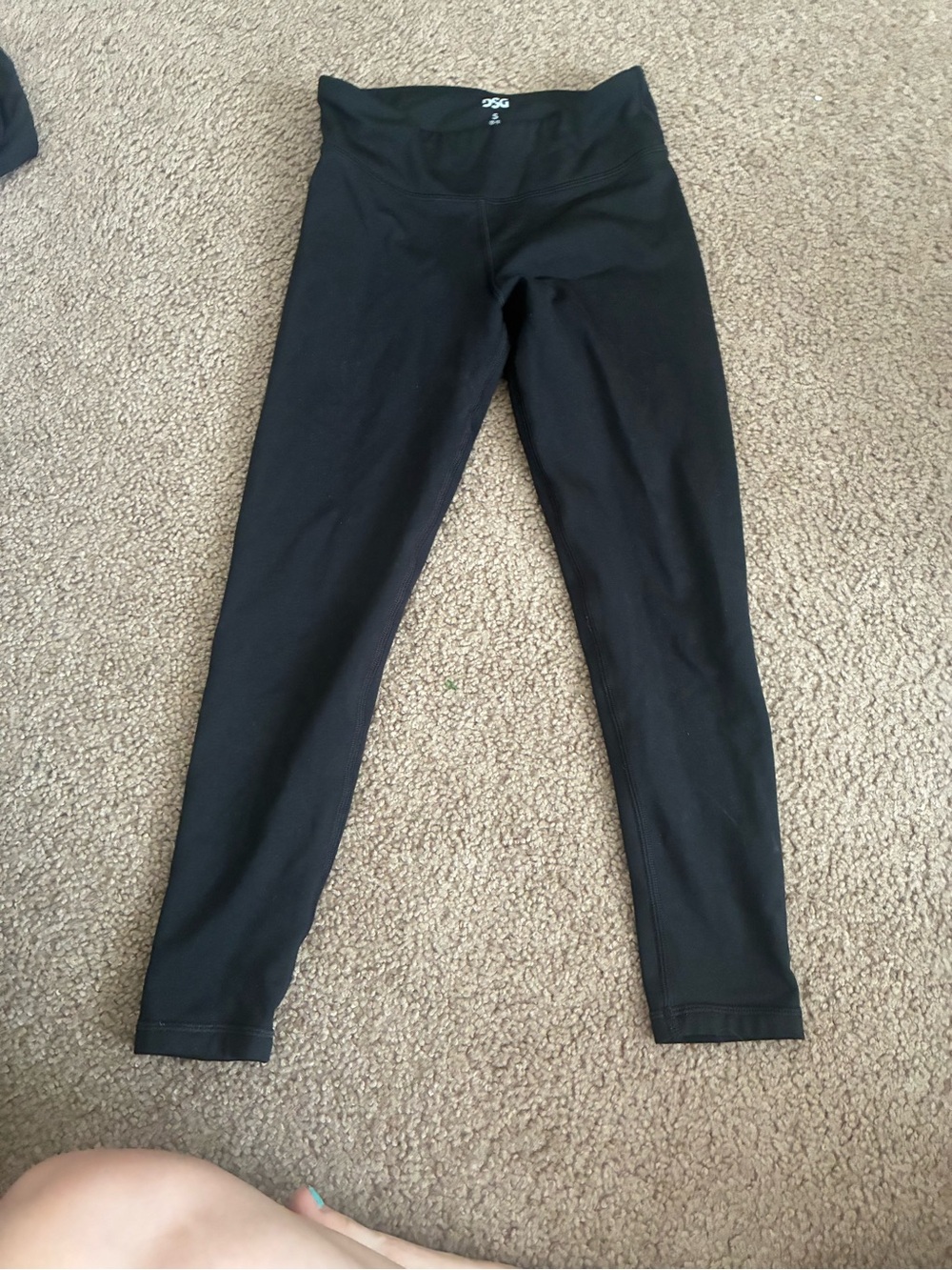 DSG Black Kids Leggings with High Waist